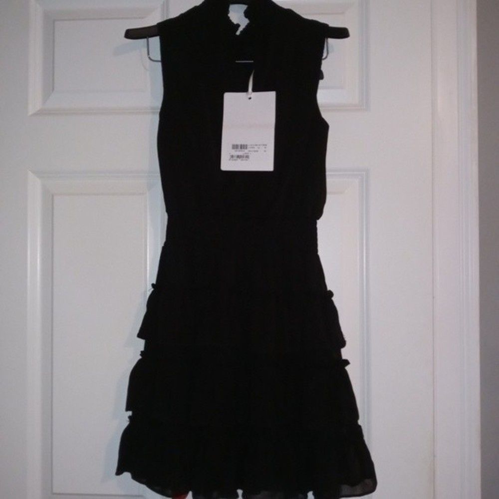 NWT Love Moschino Black Ruffle Dress - Picture 7 of 13